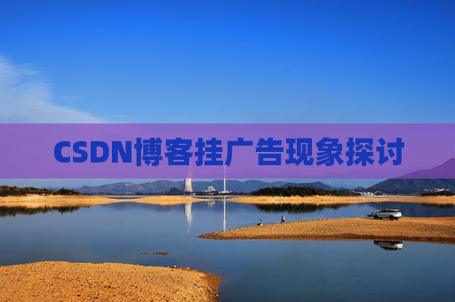 CSDN博客挂广告现象探讨